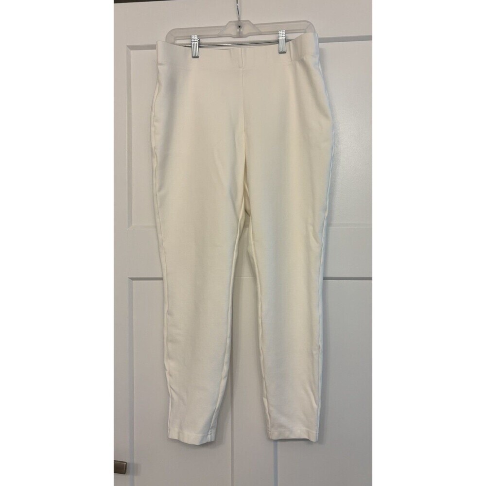 Boston Proper Beyond Travel Pant Large Cream